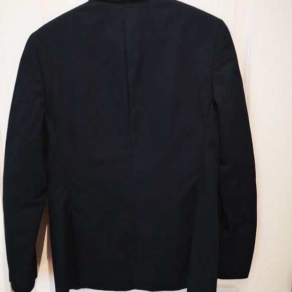 Club Monaco Cotton Navy Blazer - Picture 5 of 8